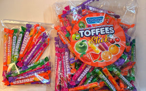 Fruit toffee sticks