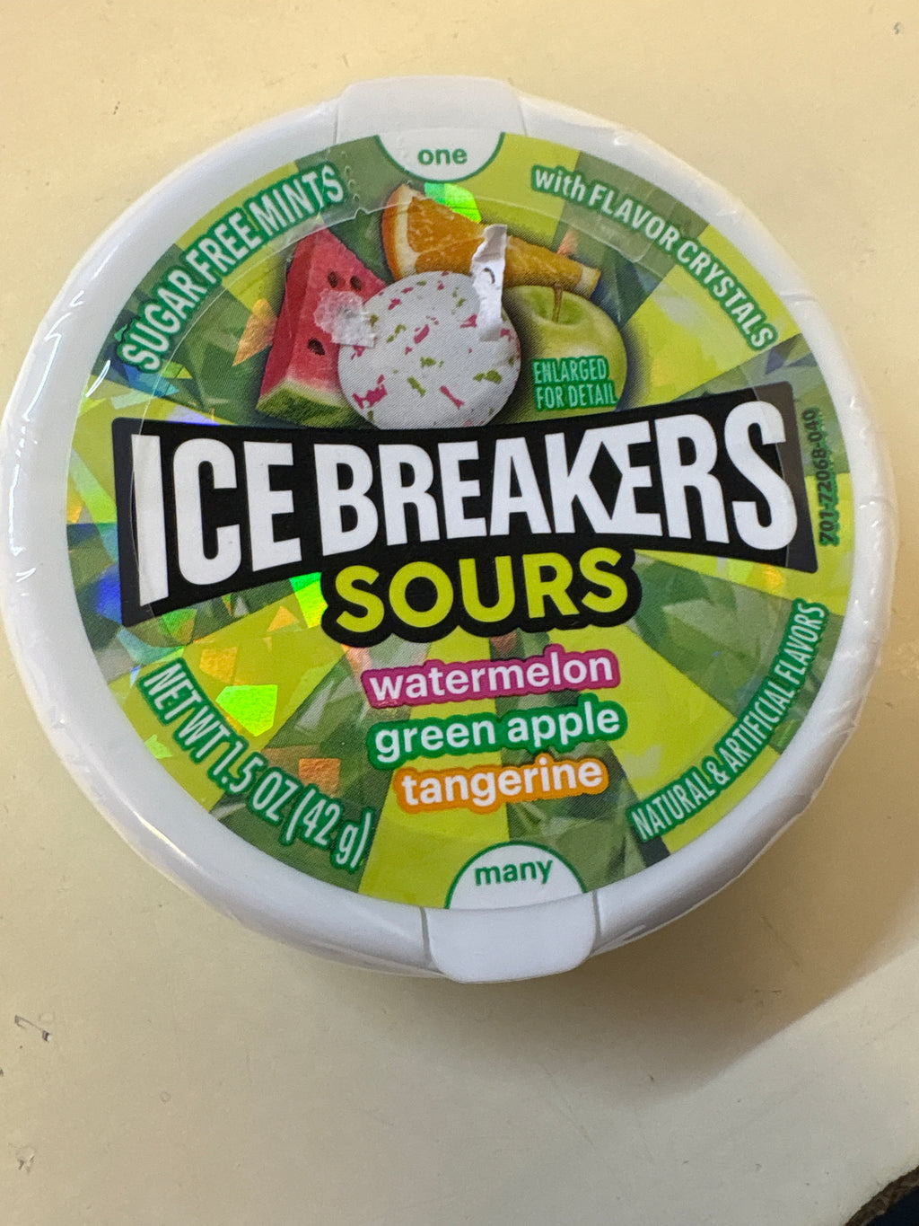 SOURS WATERMELON GREEN APPLE TANGERINE ICEBREAKER