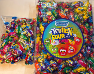 Fruit flavoured toffees