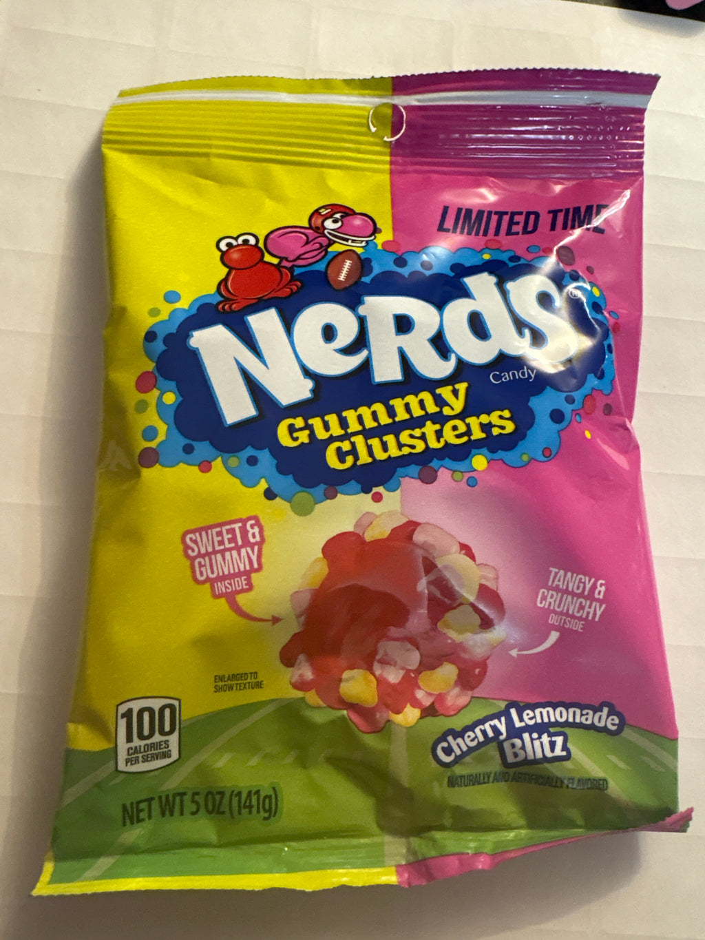NERDS GUMMY CLUSTERS CHERRY LEMONADE BLITZ