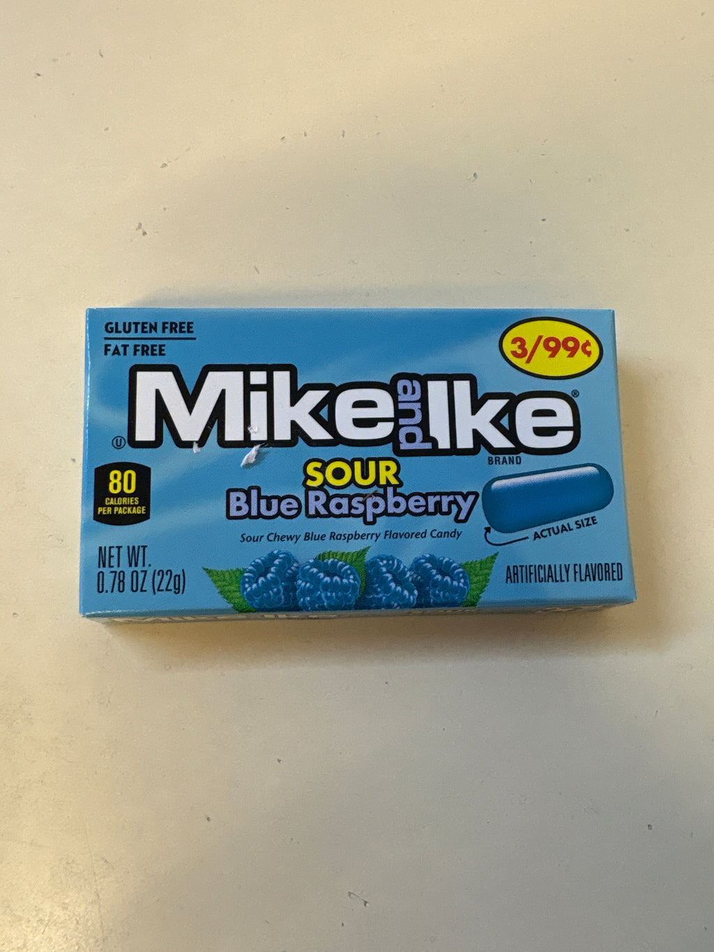 MIKE AND IKE SOUR BLUE RASPBERRY