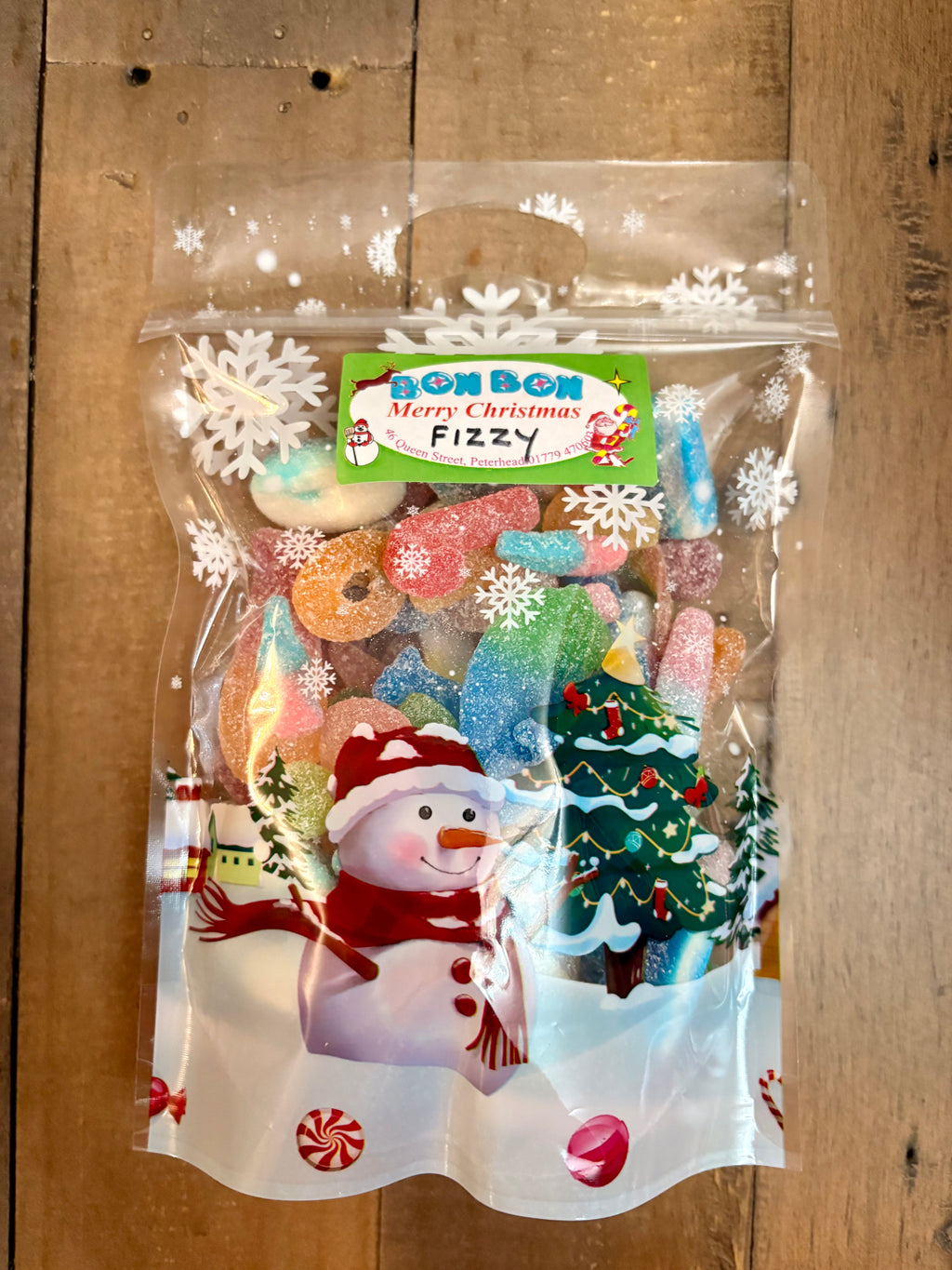 Christmas fizzy mix pouch