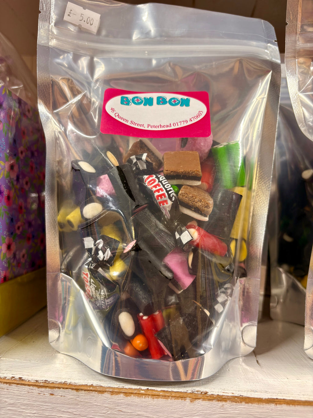 Liquorice pouch