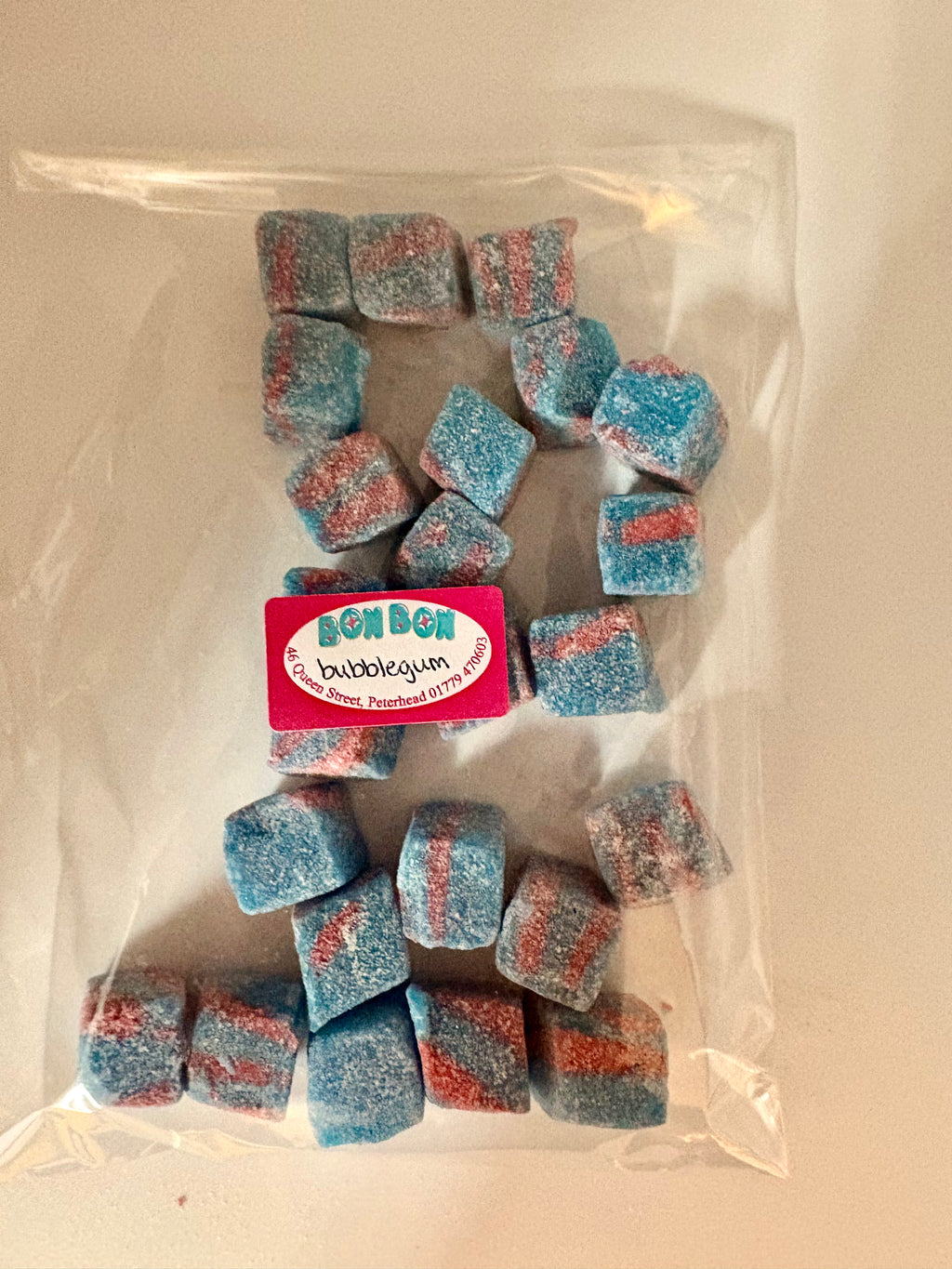 Bubblegum cubes