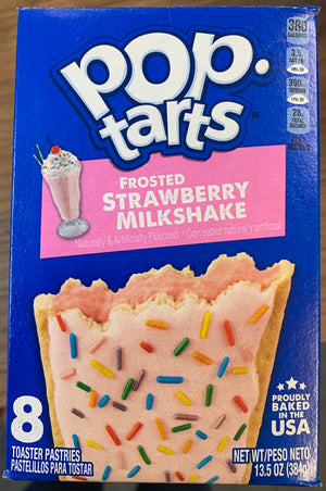 Strawberry milkshake pop tarts